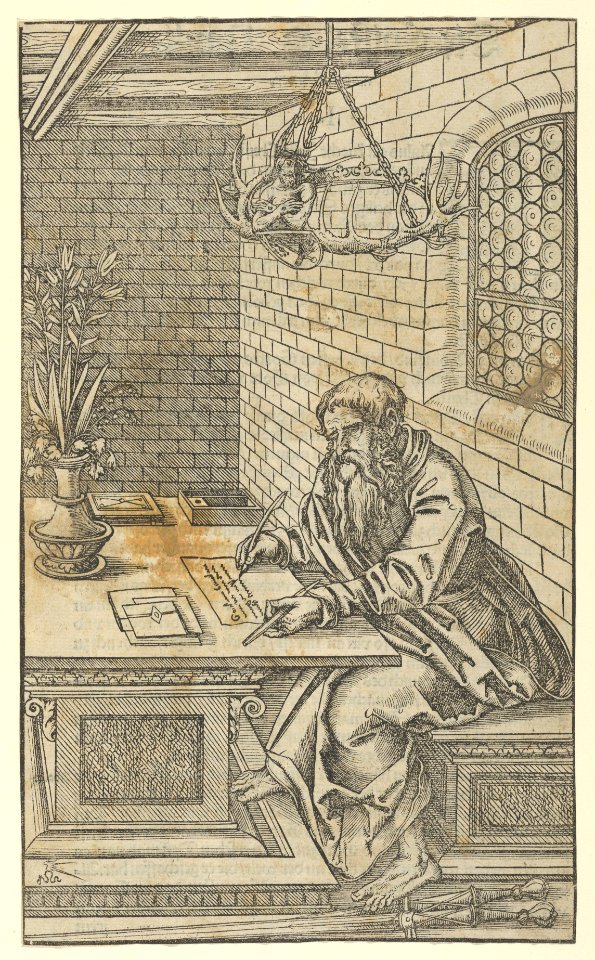 Paul, from The Four Evangelists and Three Apostles Sitting in Rooms MET DP842178