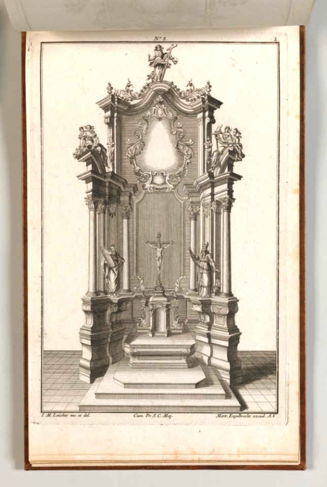 Page from Album of Ornament Prints from the Fund of Martin Engelbrecht MET DP703678