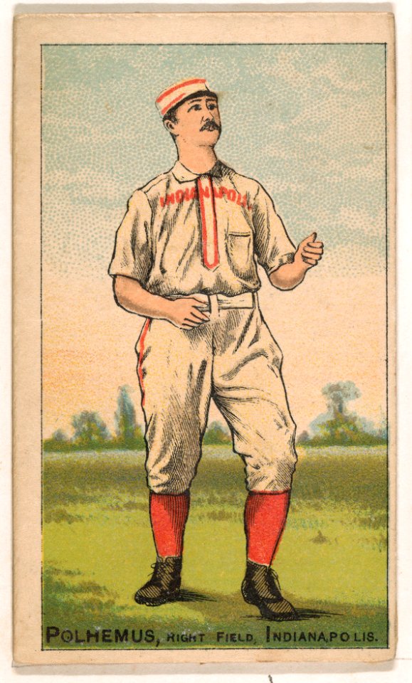 Polhemus, Right Field, Indianapolis, from the Gold Coin series (N284) for Gold Coin Chewing Tobacco MET DP866830