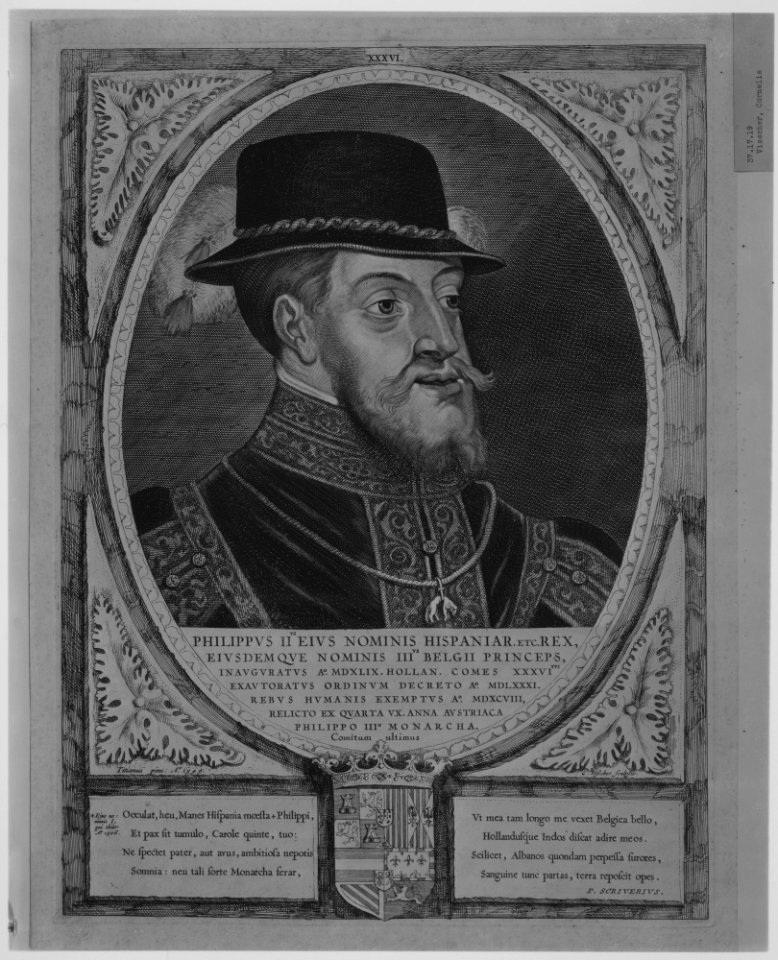 Philip II, King of Spain, from the series Counts and Countesses of Holland, Zeeland, and West-Frisia MET MM7826