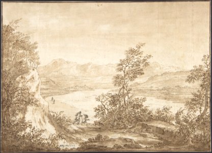 Plan and elevation of a roccoco arch MET DP803615
