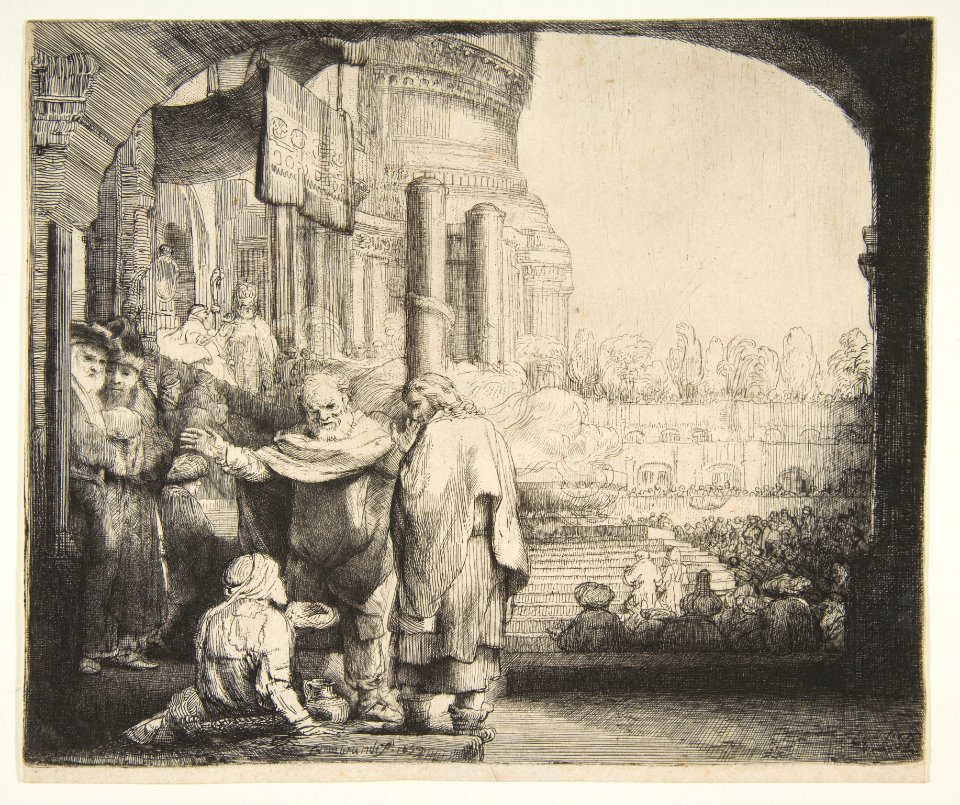 Peter and John Healing the Cripple at the Gate of the Temple MET DP814963