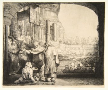 Peter and John Healing the Cripple at the Gate of the Temple MET DP814963