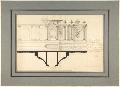 Plan and Elevation of the Capuchin Tabernacle of Luneville MET DP811623