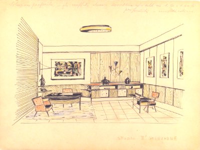 Perspective of "Studio D' Solozione" MET 1990.1024.3