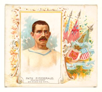 Patrick Fitzgerald, Go As You Please, from World's Champions, Second Series (N43) for Allen & Ginter Cigarettes MET DP839321