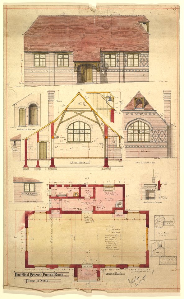 Plan, Parish Room, Hartfield Peverel MET DP821124