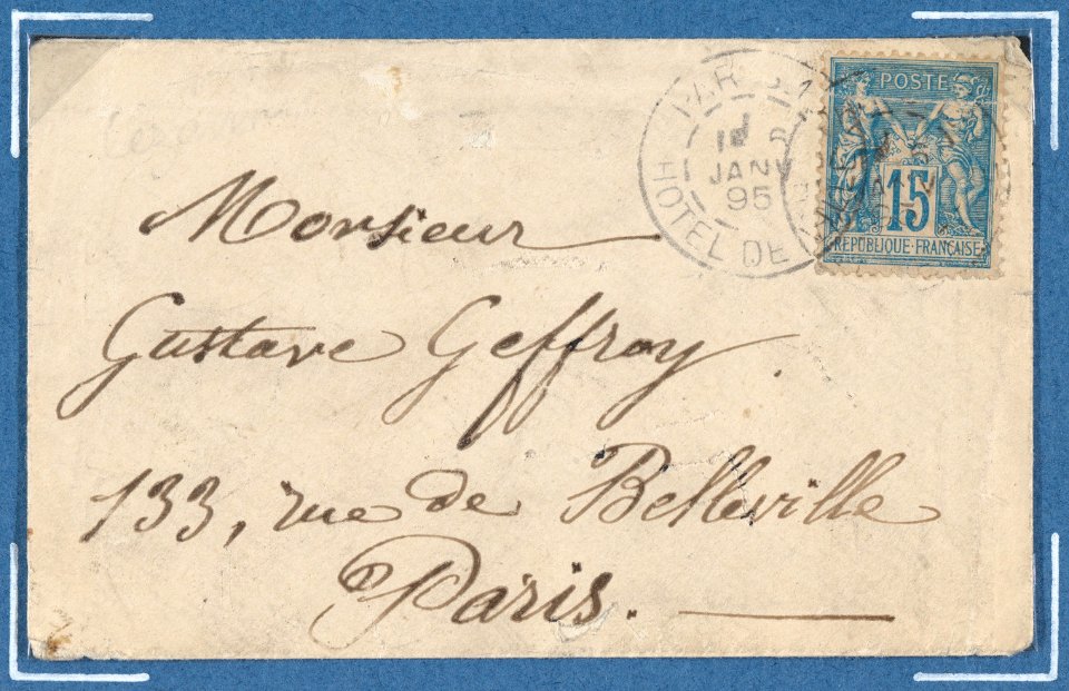 Paul Cézanne, calling card envelope MET DP863665