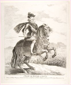 Philip III, King of Spain on horseback, after Velázquez MET DP818189