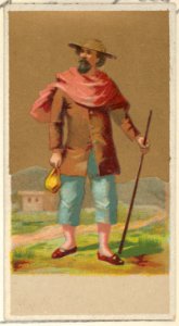 Peru, from the Natives in Costume series (N16), Teofani Issue, for Allen & Ginter Cigarettes Brands MET DP834887