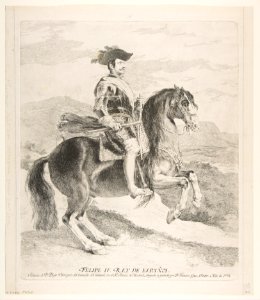 Philip IV on horseback, after Velázquez MET DP818191