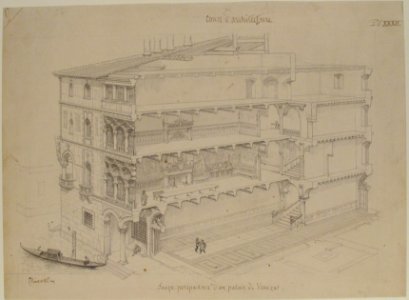 Perspectival Cross-Section of a Venetian Palace MET 1982.1152