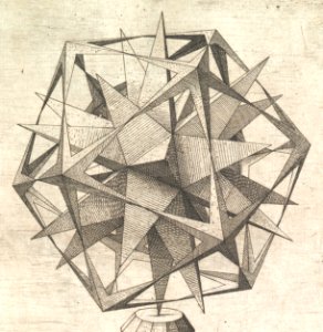 Perspectiva Corporum Regularium MET DP239933, great stellated dodecahedron
