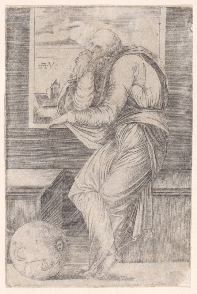 Philoshopher Seated near a Window Met DP888625