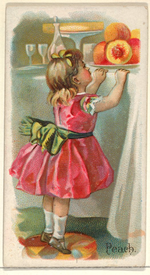 Peach, from the Fruits series (N12) for Allen & Ginter Cigarettes Brands MET DP834637