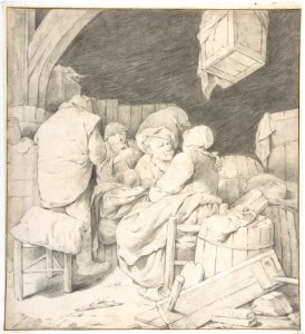 Peasants Gathered at an Inn MET DP800916