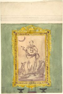 Overmantel Picture with Diana MET DP806272