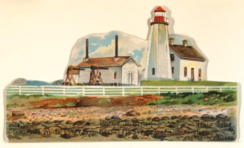 Point Judith, from the Lighthouses series (N119) issued by Duke Sons & Co. to promote Honest Long Cut Tobacco MET DPB873688