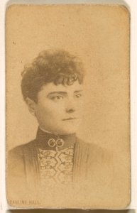 Pauline Hall, from the Actresses series (N246), Type 1, issued by Kinney Brothers to promote Sporting Extra Cigarettes MET DP859997