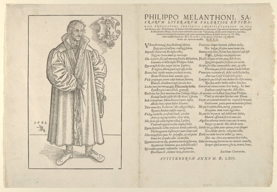 Philip Melanchthon, Full-Length Towards the Right MET DP842203