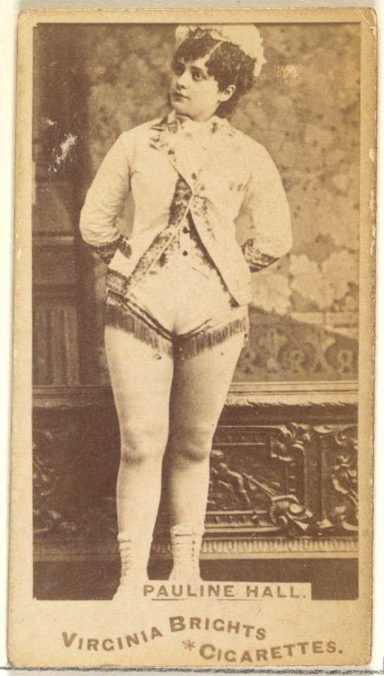Pauline Hall, from the Actors and Actresses series (N45, Type 1) for Virginia Brights Cigarettes MET DP829549