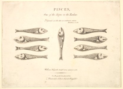 Pisces- Hogarth's Quadrille Fish MET DP825003