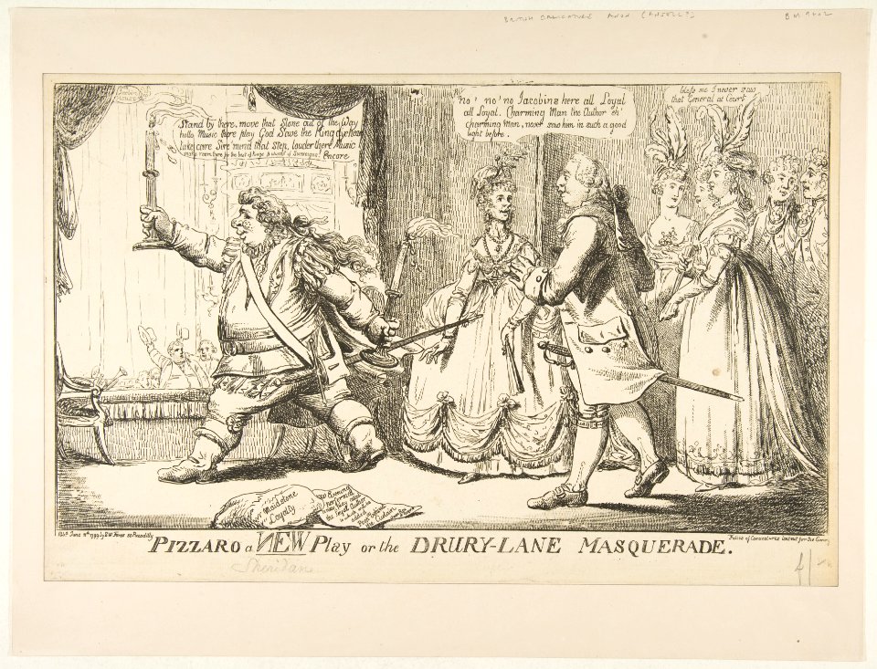 Pizzaro a New Play or the Drury-Lane Masquerade MET DP818455