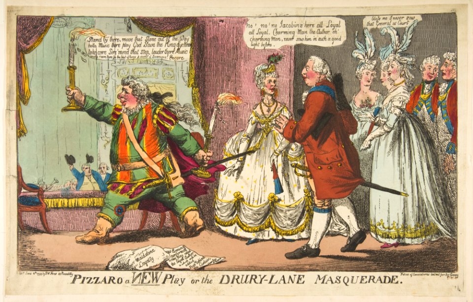 Pizzaro a New Play or the Drury-Lane Masquerade MET DP818456
