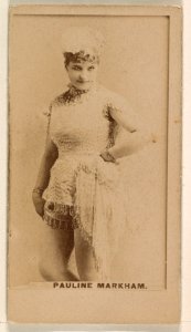Pauline Markham, from the Actresses series (N245) issued by Kinney Brothers to promote Sweet Caporal Cigarettes MET DP859047