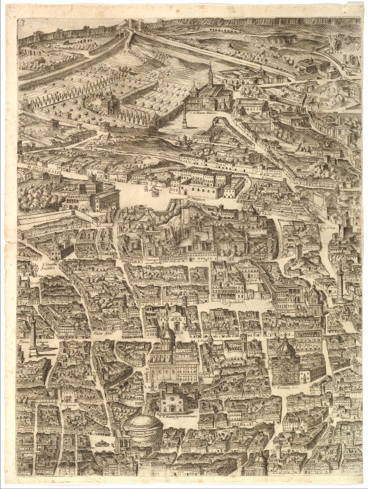 Plan of the City of Rome MET DP826509