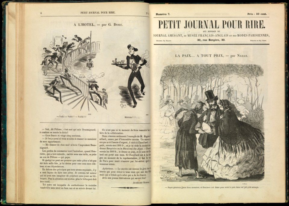 Petit Journal pour Rire vol. 1, (nos. 1-52) MET DP242800