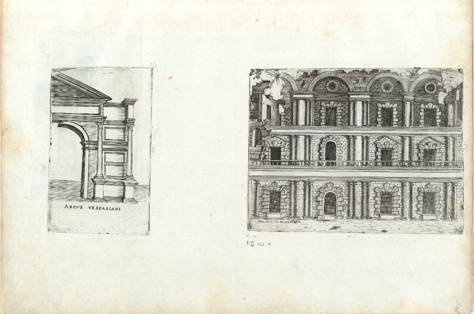 Palatium M. Agrippa, from a Series of Prints depicting (reconstructed) Buildings from Roman Antiquity MET DP874969
