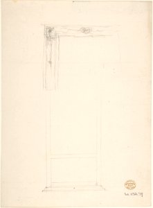 Plan of large room with three niches MET DP806366