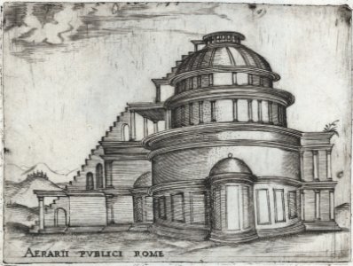 Palatium Claudie Imperatoris, from a Series of Prints depicting (reconstructed) Buildings from Roman Antiquity MET DP874988