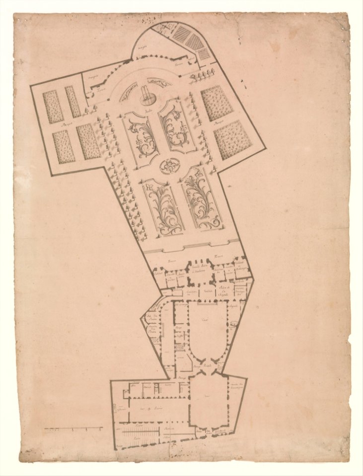 Plan of a Hotel and Garden MET DP337823