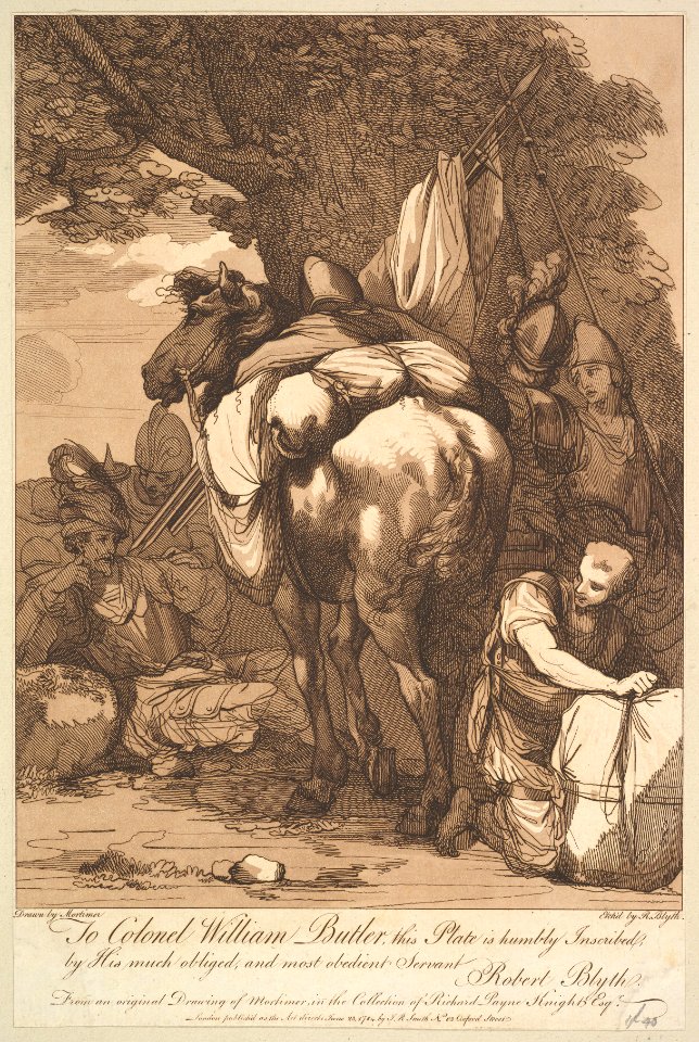Packhorse with Soldiers MET DP828486