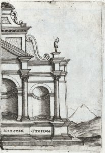 Palatium Caesaris Parisiis, from a Series of Prints depicting (reconstructed) Buildings from Roman Antiquity MET DP874980