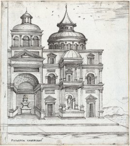 Palatium Valerianu-m-, from a series of prints depicting (reconstructed) Buildings from Roman Antiquity MET DP874959