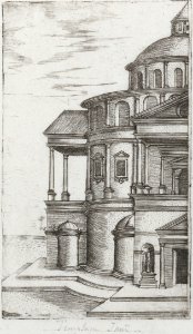 Palatium Se Lugduni -Later changed to Termae Antoniae Imp-, from a Series of Prints depicting (reconstructed) Buildings from Roman Antiquity MET DP874995