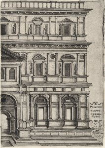 Palatium Claudie Imperatoris, from a Series of 24 Depicting (Reconstructed) Buildings from Roman Antiquity MET DP874921