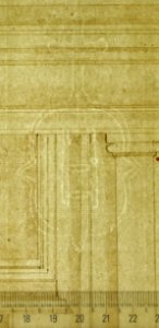 Palazzo Alberini-Cicciaporci, half elevation (recto) blank (verso) MET sf49 92 82-watermark