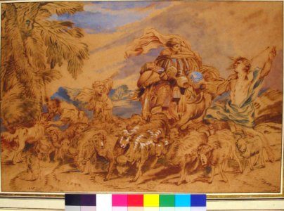 Pastoral Scene- Shepherds and Their Flock MET 08.227.23