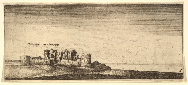 Pevensey Castle MET DP823379