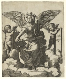 Poetry personified as a winged woman MET DP854387
