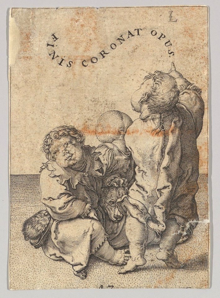 Poet Virgil Suspended in a Basket, detail (copy) MET DP819062