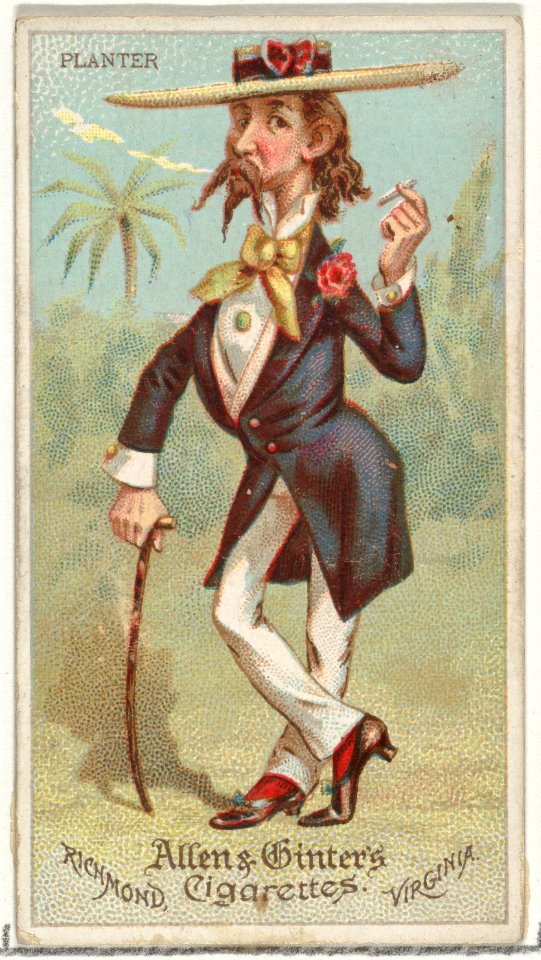 Planter, from World's Dudes series (N31) for Allen & Ginter Cigarettes MET DP838523