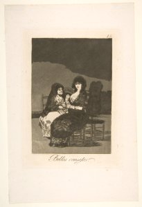 Plate 15 from 'Los Caprichos'- A pretty piece of advice (Bellos consejos) MET DP816901
