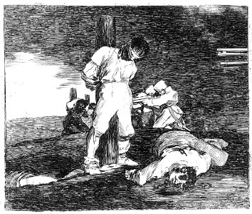 Plate 15 from "The Disasters of War' (Los Desastres de la Guerra)- And there is no help (Y no hai remedio) MET 22ZZ BG021R2M