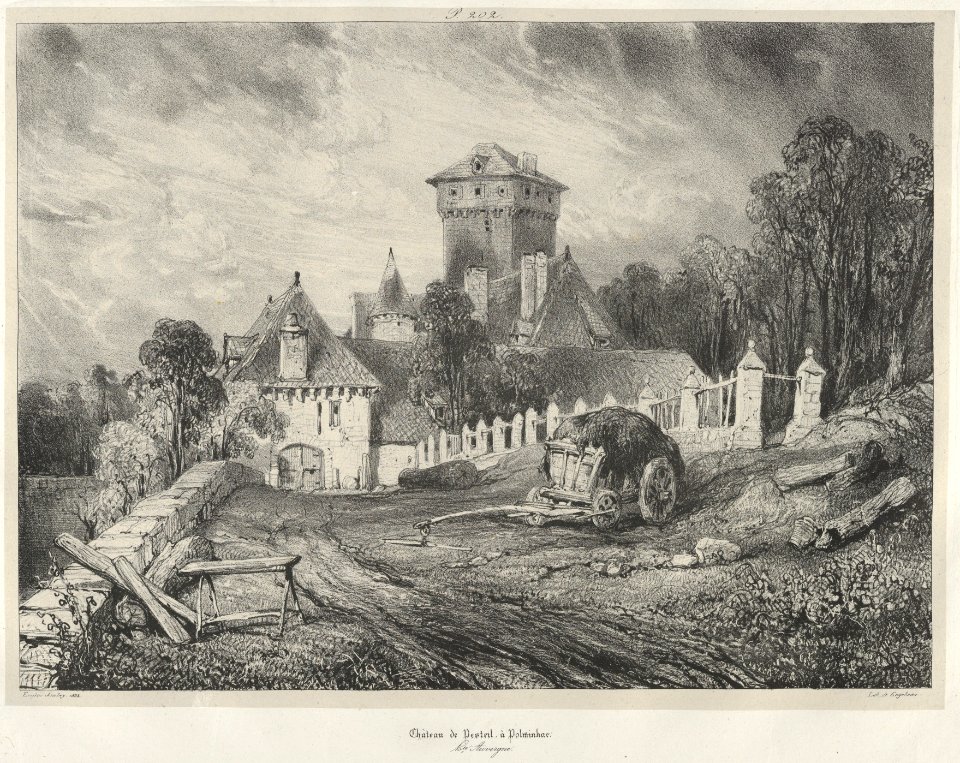 Pesteil Castle in Polminhac MET DP853788