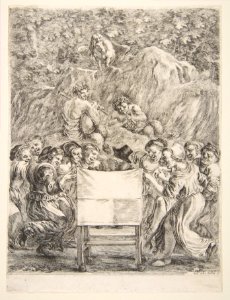 Parnassus, frontispiece to Les Oeuvres de Scarron MET DP817947